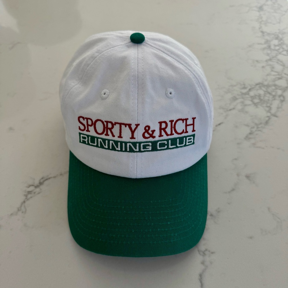 Sporty & Rich Classic White Cap